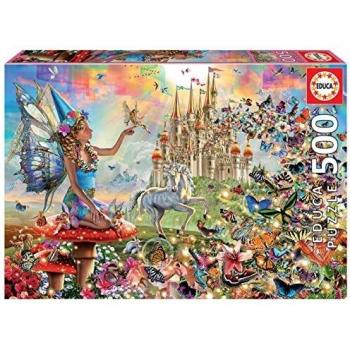 Puzzle 500 pièces Fées et Papillons 19247