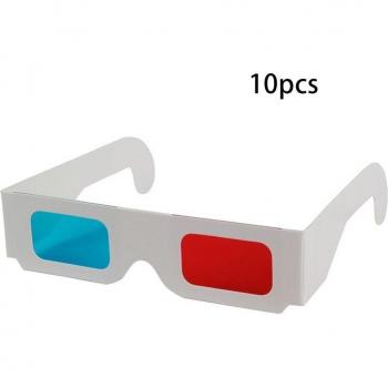 Universal Paper Anaglyph 3D Glasses