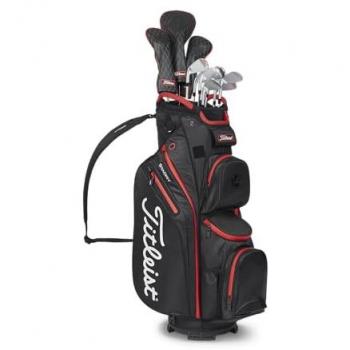 Titleist StaDry 14-Fach Cartbag, schwarz/rot