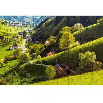 Puzzle-Postkarte Schwarzwald 1