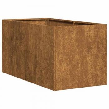 Weathering Steel Planter 40x80x40 cm