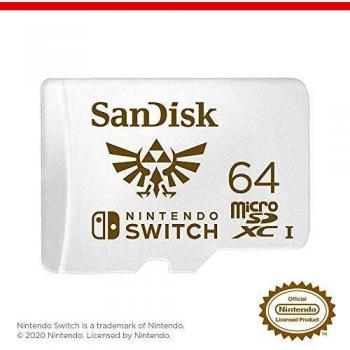 SanDisk 64 GB microSDXC Speicherkarte für Nintendo Switch™ weiß