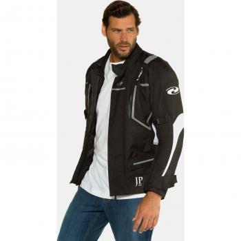 6XL Plus Size Zorro Motorcycle Jacket for Men, Black, Polyester/Synthetic Fibers, JP1880