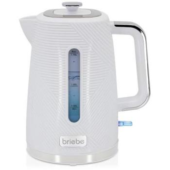 Hervidor Briebe Elegancia 2200 W, Blanco, 1.7 l