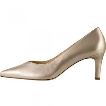 Högl Goldene Glattleder Pumps für Damen