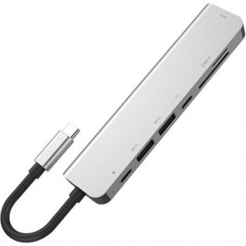 High-Speed 7-in-1 USB Hub for Laptops