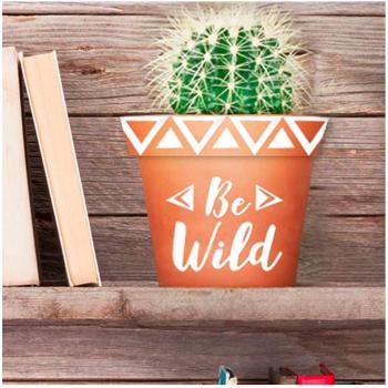 Les Trésors De Lily Be Wild Tontopf Orange – Größe 13×13 cm, Höhe 5 cm – Q6388