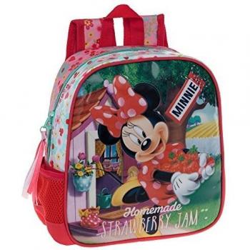 Mochila Rosa de Minnie con Fresas, Disney 23920A1 – 5.75 L