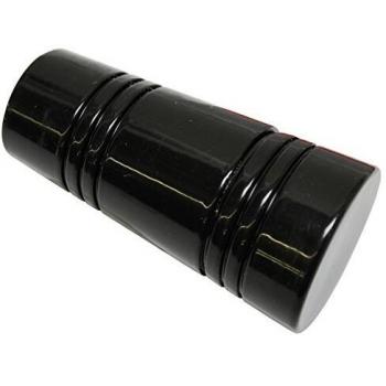 GARDINIA Gardinen-Endknöpfe Apollo, 2er Set, Metall, Schwarz, Ø 20 mm, Serie Chicago