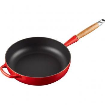 Le Creuset 28cm Cherry Red Cast Iron Sauté Pan