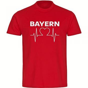 Bayern Herzschlag Kinder T-Shirt
