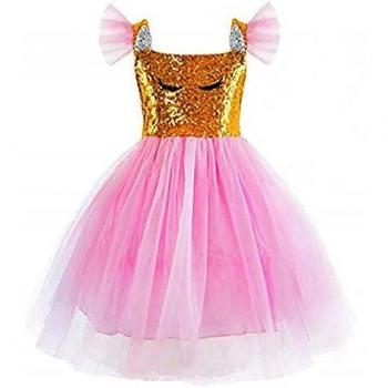 Princess Rainbow Tutu Skirt with Flowers – Toddler Party Wear