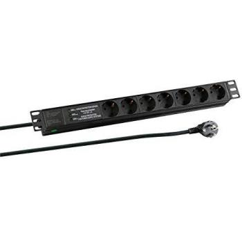 Multipresa EFB 7x CEE 7/3 in Alluminio 2m