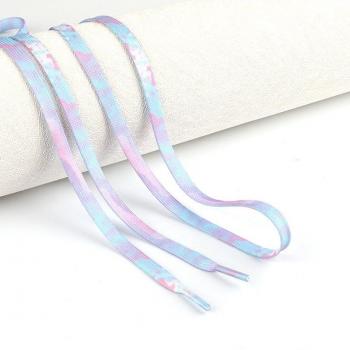 Unisex Rainbow Flat Shoelaces