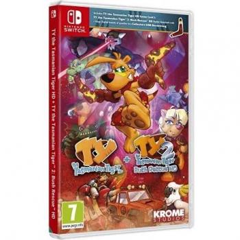 Ty el tigre de Tasmania HD + Ty el tigre de Tasmania 2: Bush Rescue HD, Nintendo Switch, Nuevo, Pal-España
