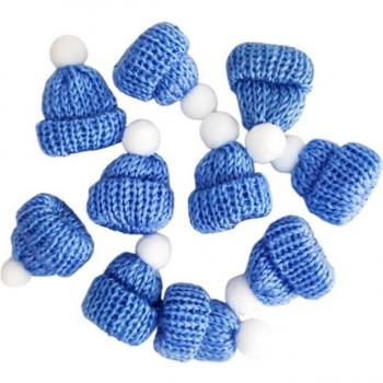 10PCS Festive Knitted Santa Claus Hats