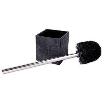 Escobillero de Baño Slate Rock de Alta Calidad con Diseño Natural Elegante