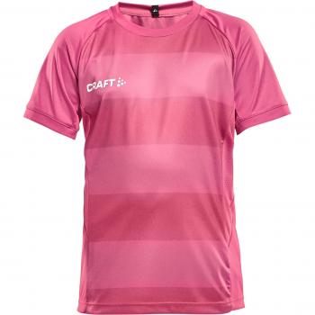 Craft Kids’ Progress Shirt – Sportgrafik in Weiß, Größe 146/152