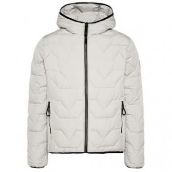 CAMP DAVID Winterjacke Herren, grau, mit elastischem Saumabschluss