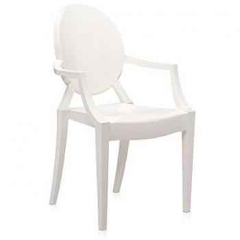 KARTELL Ensemble 2x Chaises Louis Ghost Blanc – Polycarbonate 2.0 Réutilisé