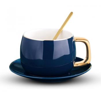 GLLeda Keramik Teetasse mit Löffel