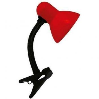 Lámpara de escritorio TOLA E27 rojo clip