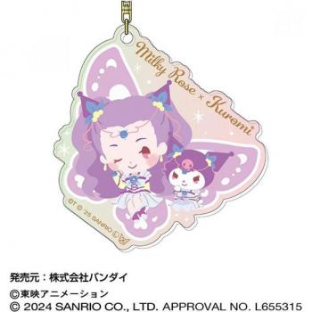 Yes Precure 5 Gogo x Sanrio: Milky Rose & Kuromi Schlüsselanhänger