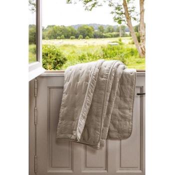 Toison d'Or Plaid Angkor 150 x 200 cm Matelassé Beige Poudré