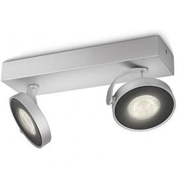 Philips myLiving Clockwork LED Spotlicht – 2‑Flammen, Aluminium, 531724816