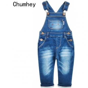 Soft Cotton Denim Toddler Overalls 1-6T