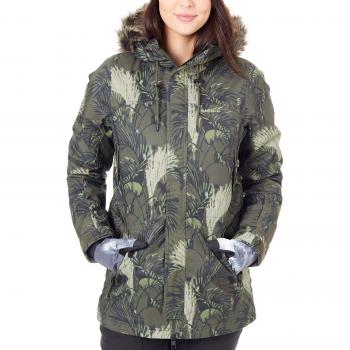 Abrigo O'NEILL Oliv M para Mujer, Otoño/Invierno, Color Verde AOP Negro, Talla M