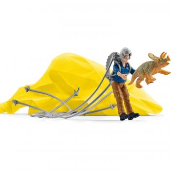 Set de juego Schleich Paracaídas de rescate Dinosauro