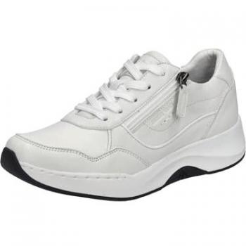 Baskets chic JoSeF SEIBEL Elli 06 – Blanc, Lacets, Plat, Cuir