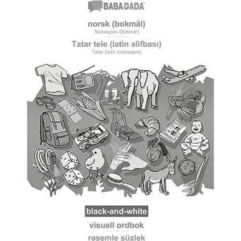 BABADADA Black-and-White Norwegian-Tatar Visual Dictionary