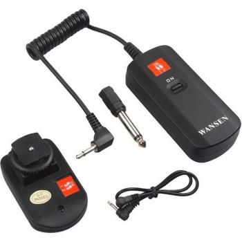 WanSen DC-04 4-Channel Radio Flash Trigger with 2 Receivers for Strobe Use
