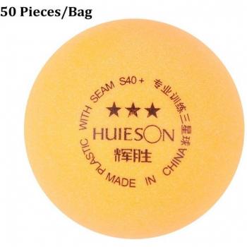 Huieson 50pcs Table Tennis Balls for Competition Training