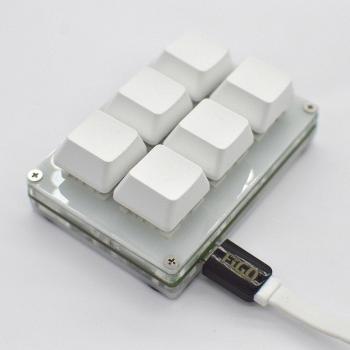 Teclado de 6 teclas para funciones de copia y pegado