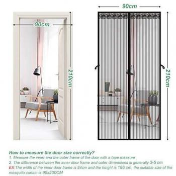 SAFETYON Bug Screen Door
