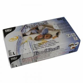 PAPSTAR 82856 blaue Nitril-Handschuhe – Einzelverpackung, L