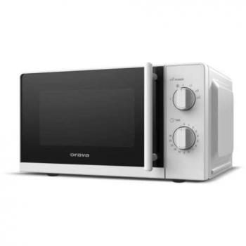Bílá mikrovlnná trouba Orava, 700 W, 20 l, 6 úrovní