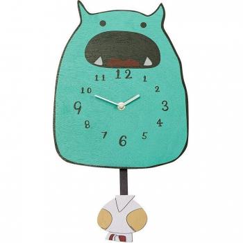 Pendulum Style Unicorn Wall Clock for Nursery