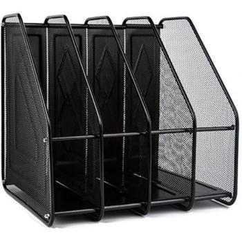 Organizador de Revistas de Metal con Red