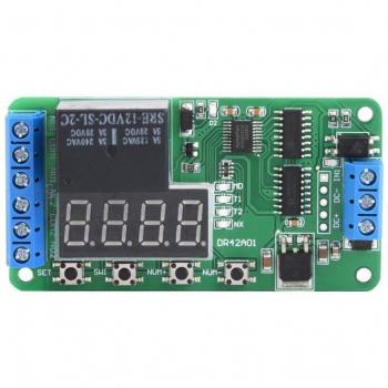 Temporizador Multifuncional Doble Canal 12 V