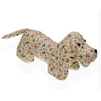 Sujeta puertas decorativo perro y flores