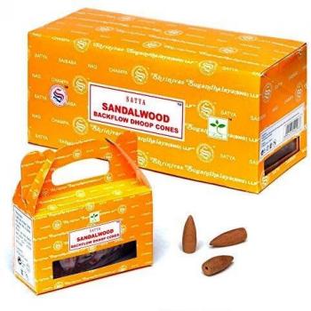Tranquil Sandalwood Backflow Cone Pack