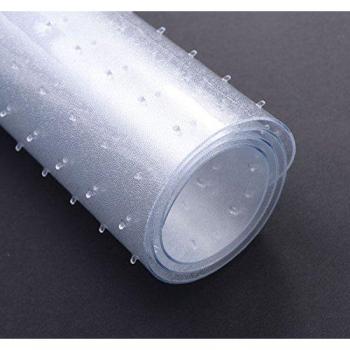 HOMCOM Carpet Protector Chair Mat Frosted Lipped