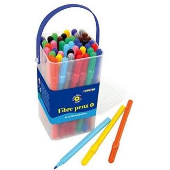 Playbox 10mm Fibre Pens (48 Pieces)