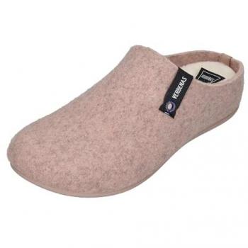 VERBENAS York Fieltro PET Hausschuh mit Warmfutter, Größe 41, altrosa