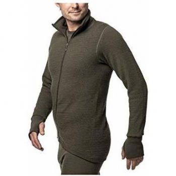 Woolpower Full Zip Jacke 400 Tannengrün, Größe L