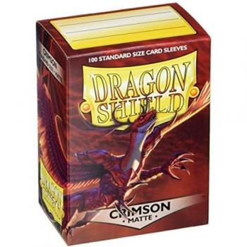 Dragon Shield Crimson Matte Card Sleeves